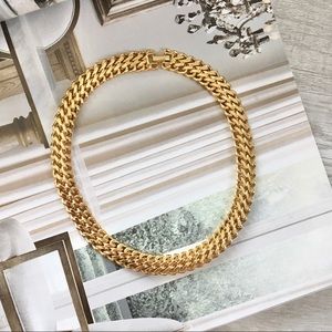 Vintage Gold Tone Chain Necklace